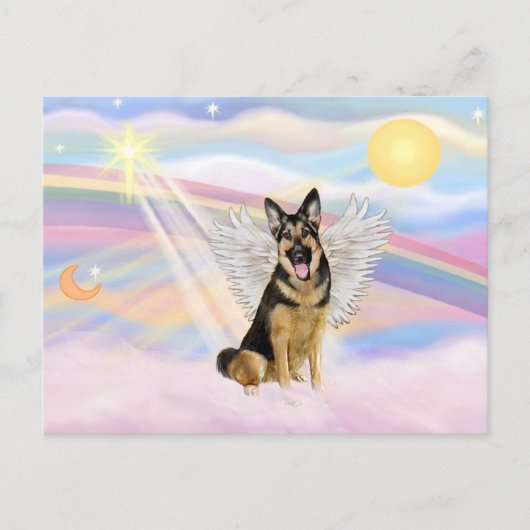 German Shepherd Briefkaart (Voorkant)