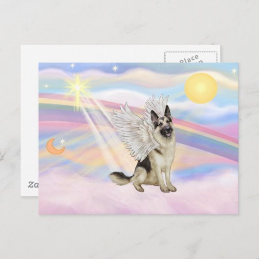 German Shepherd Briefkaart (Voorkant / Achterkant)