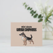 German Shepherd Briefkaart (Staand voorkant)