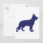 German Shepherd Briefkaart (Voorkant / Achterkant)