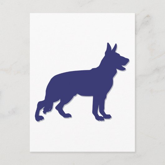 German Shepherd Briefkaart (Voorkant)
