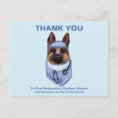 GERMAN SHEPHERD BRIEFKAART (Voorkant)