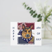 GERMAN SHEPHERD BRIEFKAART (Staand voorkant)