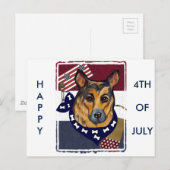 GERMAN SHEPHERD BRIEFKAART (Voorkant / Achterkant)
