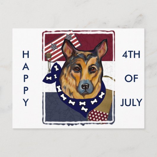 GERMAN SHEPHERD BRIEFKAART (Voorkant)