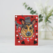 GERMAN SHEPHERD BRIEFKAART (Staand voorkant)