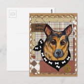 GERMAN SHEPHERD BRIEFKAART (Voorkant / Achterkant)