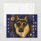 GERMAN SHEPHERD BRIEFKAART (Voorkant / Achterkant)