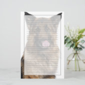 German Shepherd Briefpapier (Staand voorkant)