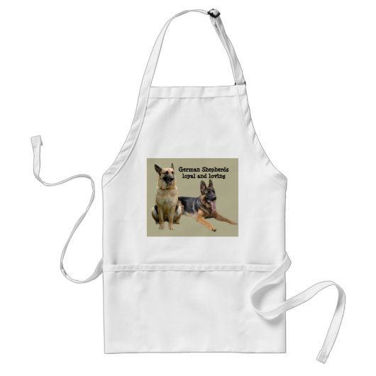 German Shepherd Buddies Apron Standaard Schort (Voorkant)