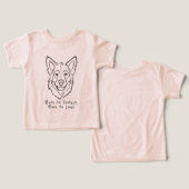 German Shepherd, Built to Protect, Born to Love! (Ontwerp Voorkant & Achterkant)