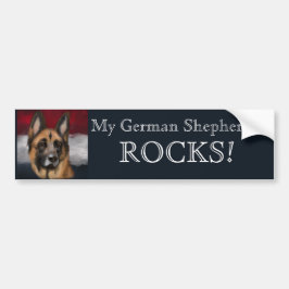 GERMAN SHEPHERD BUMPERSTICKER