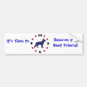 German Shepherd Bumpersticker (Voorkant)