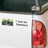 German Shepherd Bumpersticker (Op Truck)