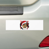 GERMAN SHEPHERD BUMPERSTICKER (Op auto)