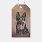 German Shepherd Cadeaulabel (Achterkant)