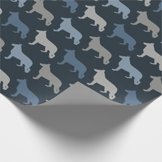 German Shepherd Cadeaupapier (Hoek)