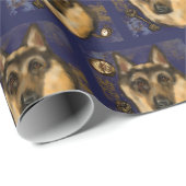 German Shepherd Cadeaupapier (Rol Hoek)