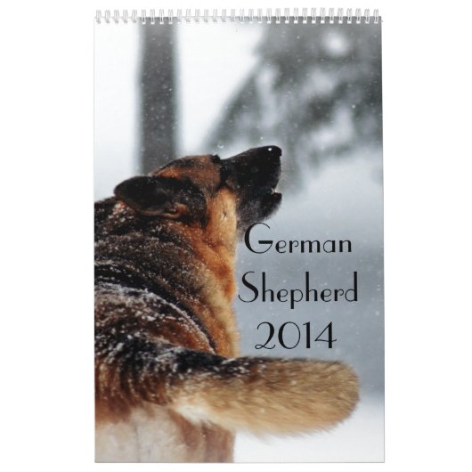 German Shepherd Calendar Kalender (Hoes)