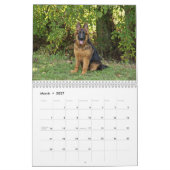 German Shepherd Calendar Kalender (Mar 2027)