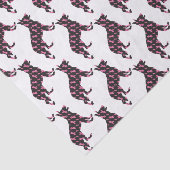 German-Shepherd-Cancer-Ribbon-Black Tissuepapier (Detail)