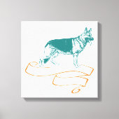 German Shepherd Canvas Afdruk (Voorkant)