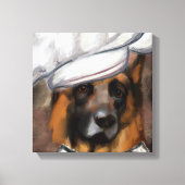 GERMAN SHEPHERD CANVAS AFDRUK (Voorkant)