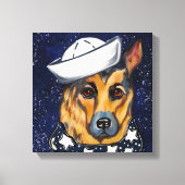 German Shepherd Canvas Afdruk (Voorkant)