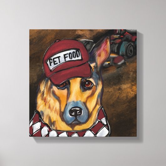 German Shepherd Canvas Afdruk (Voorkant)