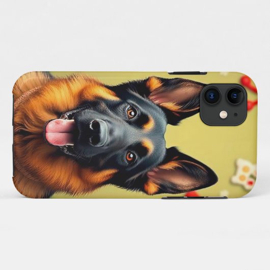 German Shepherd Case-Mate iPhone Case (Achterkant (horizontaal))