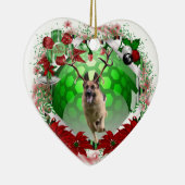 German Shepherd Ceramic Ornament (Rechts)