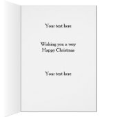 German Shepherd 'Cheese Tax' Christmas card (Binnen (Rechts))