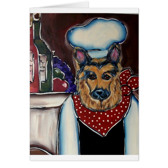 German Shepherd Chef (Voorkant)