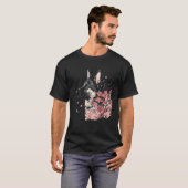 German Shepherd Cherry Blossom Dog Breed Japanese  T-shirt (Voorkant volledig)