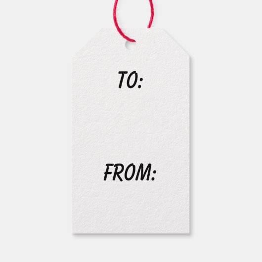 German Shepherd Christmas Cadeaulabel (Achterkant)