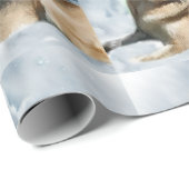 German Shepherd Christmas Cadeaupapier (Rol Hoek)