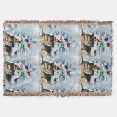 German Shepherd Christmas Deken (Voorkant)