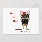German Shepherd Christmas Feestdagenkaart (Voorkant)