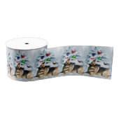 German Shepherd Christmas Grosgrain Lint (Spoel)