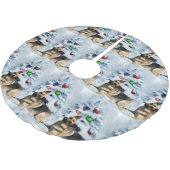 German Shepherd Christmas Kerstboom Rok (Gekanteld)