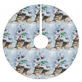 German Shepherd Christmas Kerstboom Rok (Voorkant)