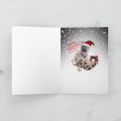 German Shepherd Christmas Lights Feestdagen Kaart (Binnen)