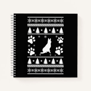 German Shepherd Christmas Notitieboek