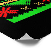 German Shepherd Christmas Poster (Hoek)