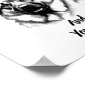 German Shepherd Christmas Poster Instant Download (Hoek)