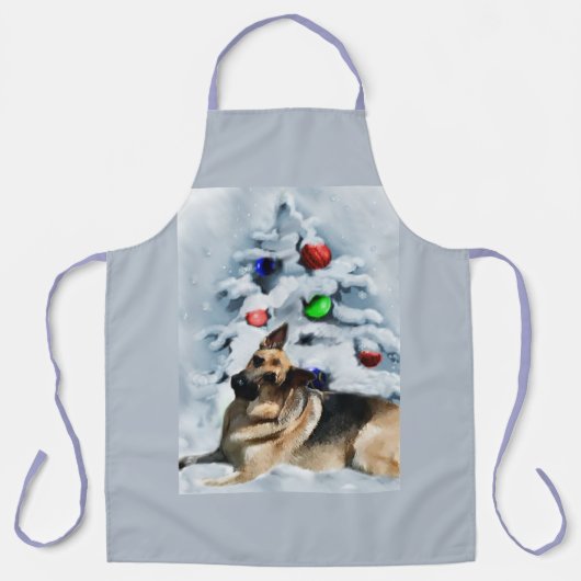 German Shepherd Christmas Schort (Voorkant)