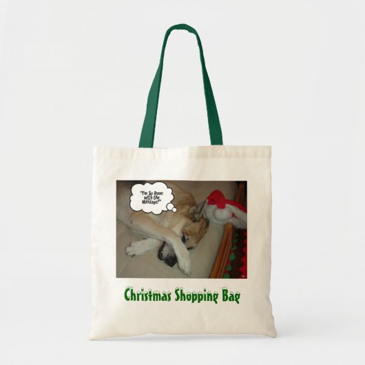 German Shepherd Christmas Tote Bag (Voorkant)