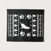 German Shepherd Christmas Wandkleed (Voorkant (horizontaal))