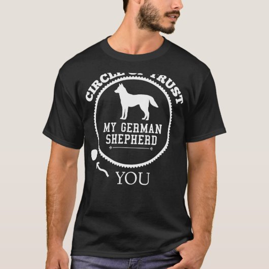 German Shepherd Circle of Trust T-shirt (Voorkant)
