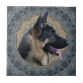 German Shepherd Classical Tegeltje (Voorkant)
